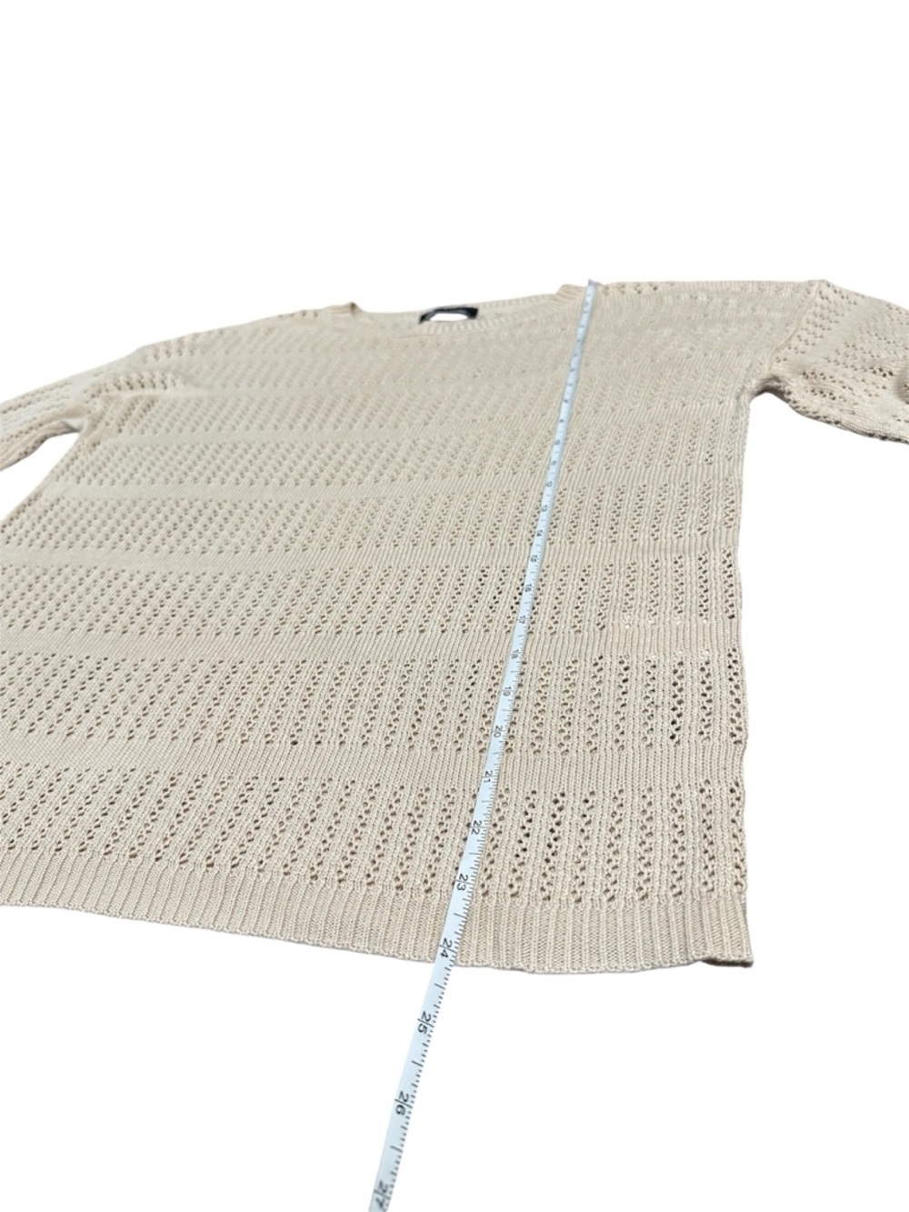 Pretty Garden Cream Knit Set | Boho Lounge & Swim Coverup | Size S - Picture 8 of 8